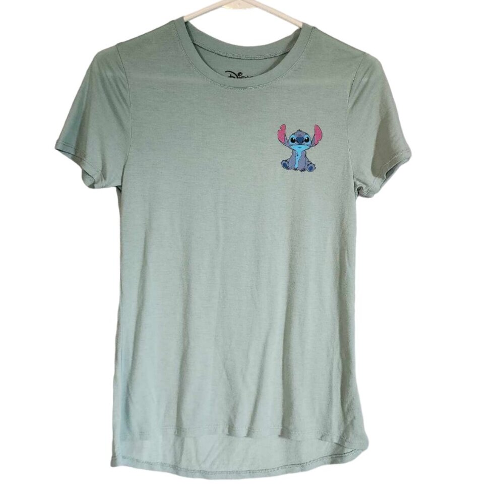 EUC Disney Stitch T-Shirt - Sea Foam Green